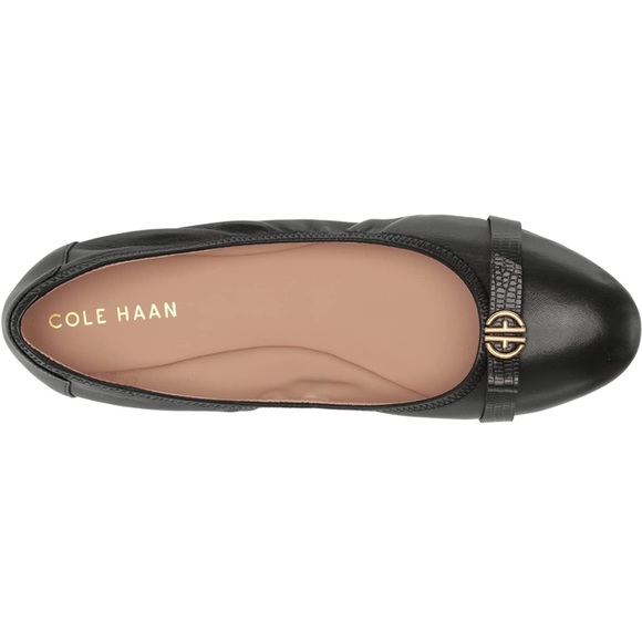 NWOT Cole Haan Black Tova Ballet Shoes - Picture 2 of 7